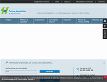 Tablet Screenshot of ch-boulogne.fr